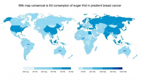 World maps comparing milk consumption and breast cancer incidence 2008.