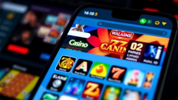 Mobile interface of Beep Beep Casino with game options