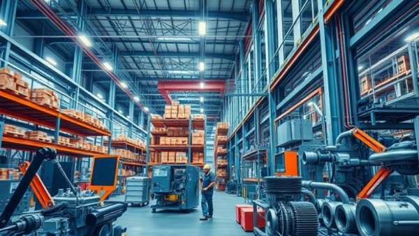 Capital cost recovery visual in modern factory setting.