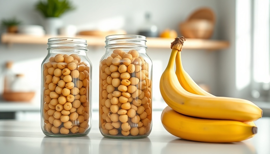 Glass jars showcasing organic food storage hacks in a kitchen.