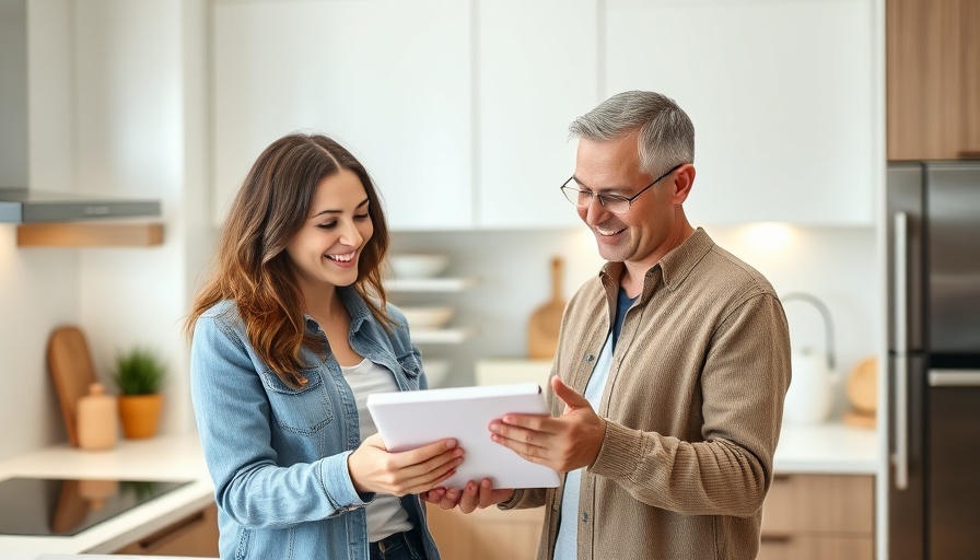 Couple exploring kitchen storage options: Deep Drawers vs. Cabinets.