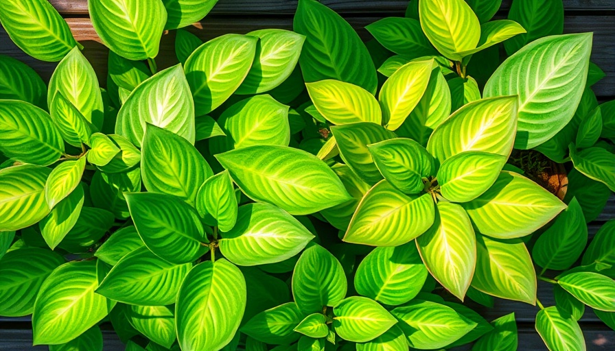 Vibrant prayer plants with variegated leaves on a wooden surface.