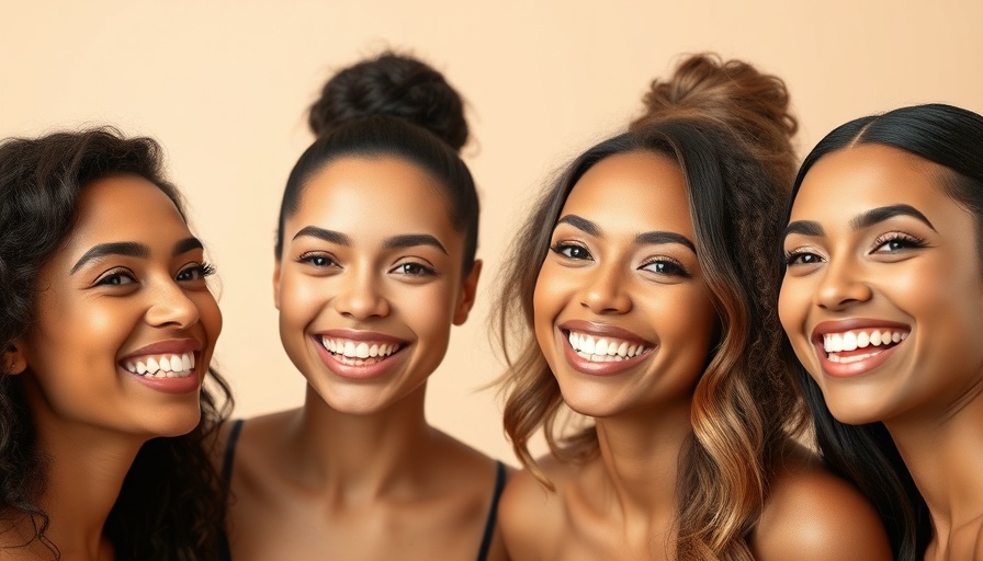 Diverse women smiling, embody refreshing skincare routines.