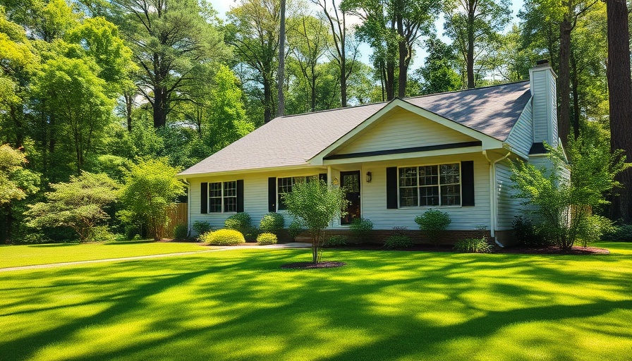 Beautiful home with lush lawn for lawn care tips.