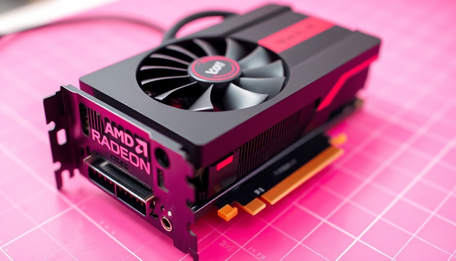 Close-up of AMD Radeon Pro W9000 GPU showing heatsink.