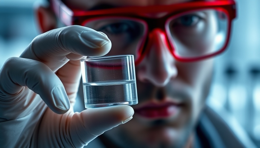 Scientist holding silica glass, illustrating 360TB Silica Storage Technology.