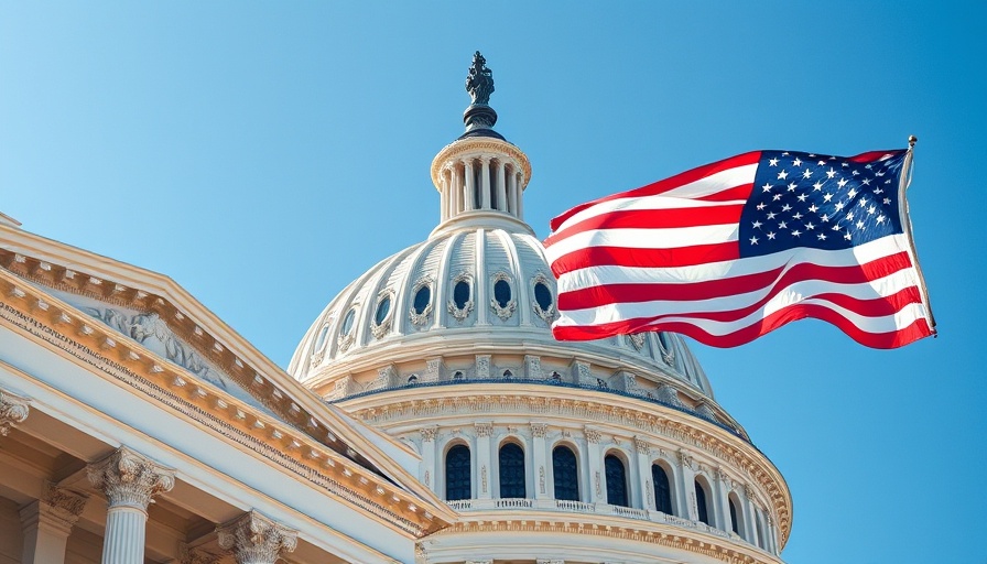 U.S. Capitol dome with flag, representing Qualified Business Asset Income (QBAI) Exemption.