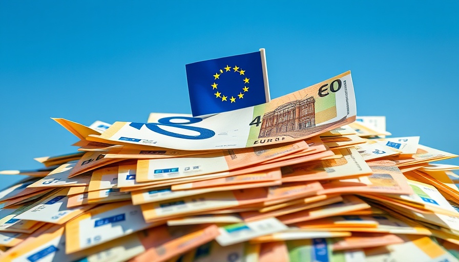 European banknotes and EU flag symbolizing EU CORE Tax Proposal.