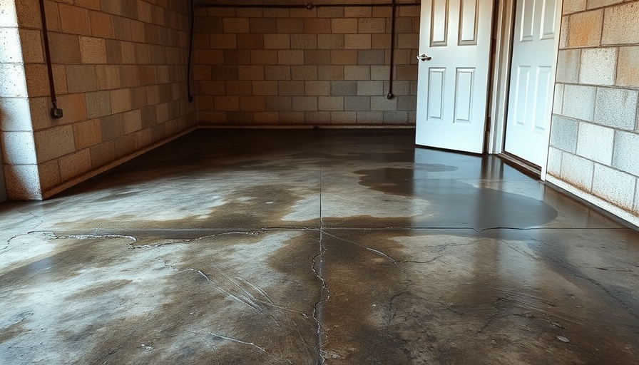 Basement with water leakage through open door; learn how to prevent leaks.