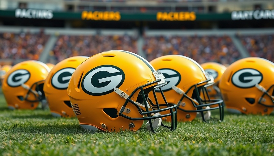 Green Bay Packers helmets arranged on field, Packers revenue sharing