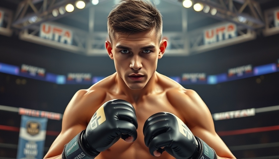MMA fighter in ring, ready for fight, Tatsuro Taira fight night prediction.