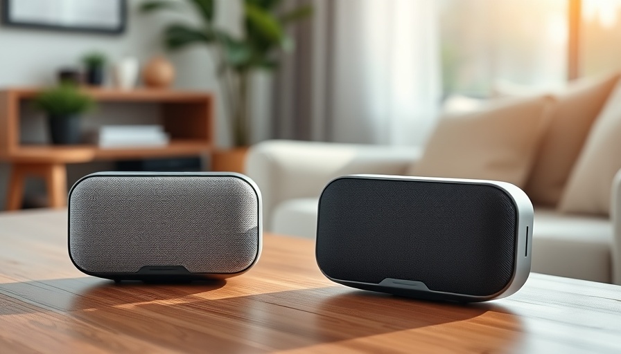 Latest Google Nest speaker models in a cozy indoor setting.