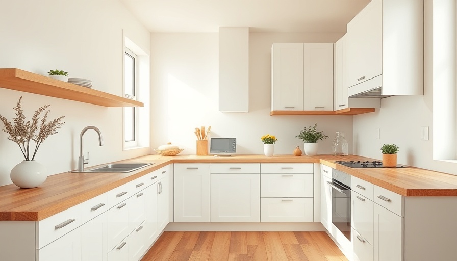 Modern kitchen remodel with wooden countertops and sleek design