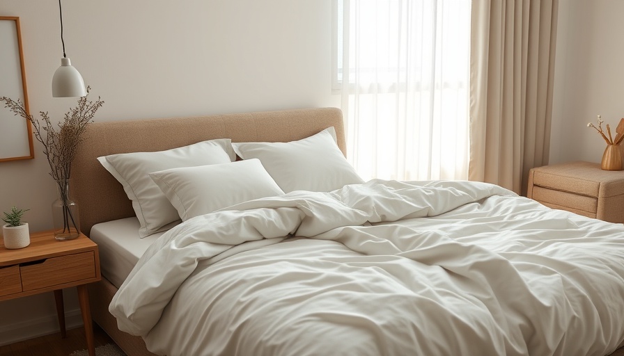 Minimalist bedroom showcasing why bed placement matters.