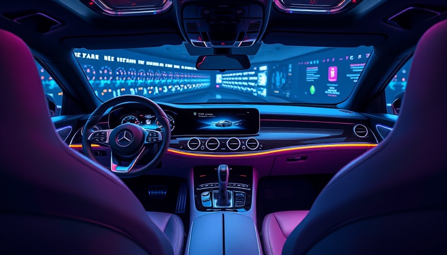 Luxurious Mercedes-Benz car interior showcasing vegan materials.