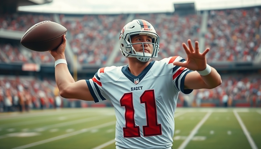 Football quarterback in action, Penix still QB1