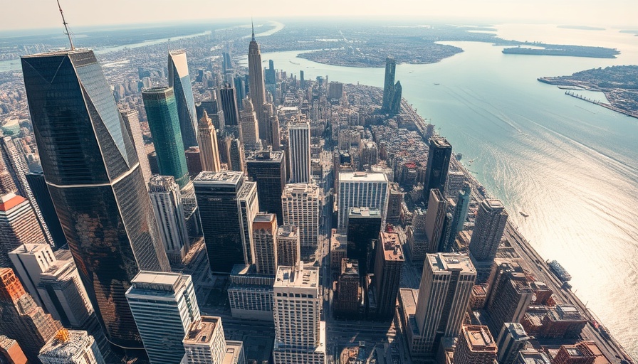 Aerial cityscape showcasing skyscrapers and bay view, related to ONESOURCE tax compliance boosts Workday ROI.