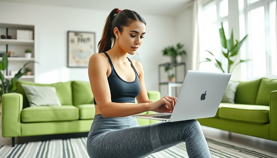 Young woman explores learning and development courses on a laptop