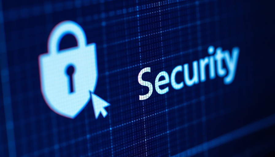 Close-up of security icon and cursor on screen, highlighting Luxury Brands Data Protection.