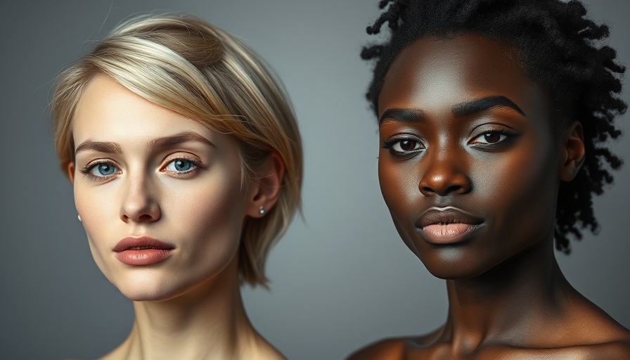 Diverse representation in fashion with two close models.