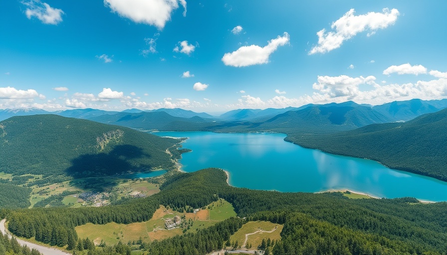 Scenic landscape representing ESG principles in nature.