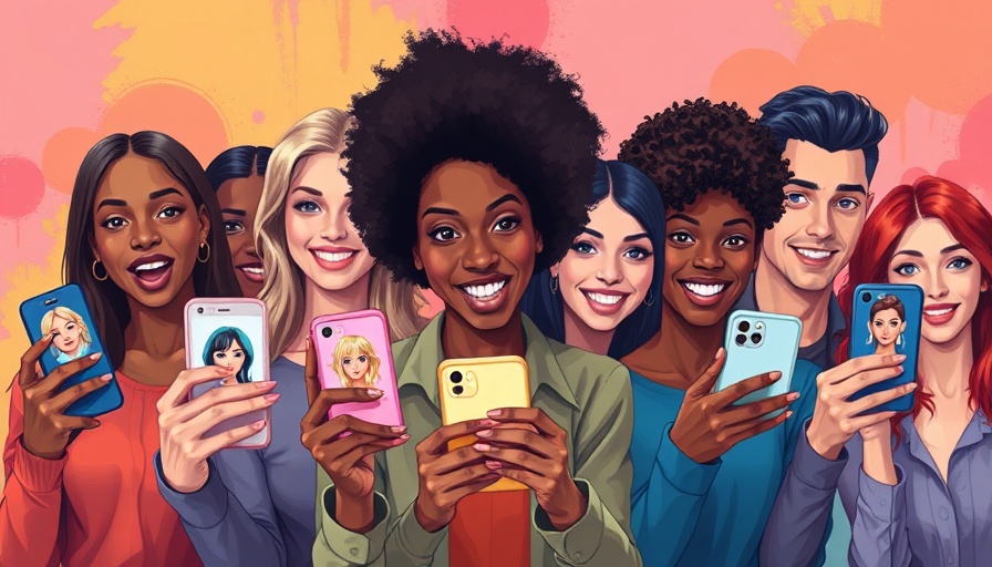 Diverse illustration of people showcasing RedNote beauty strategy in China.