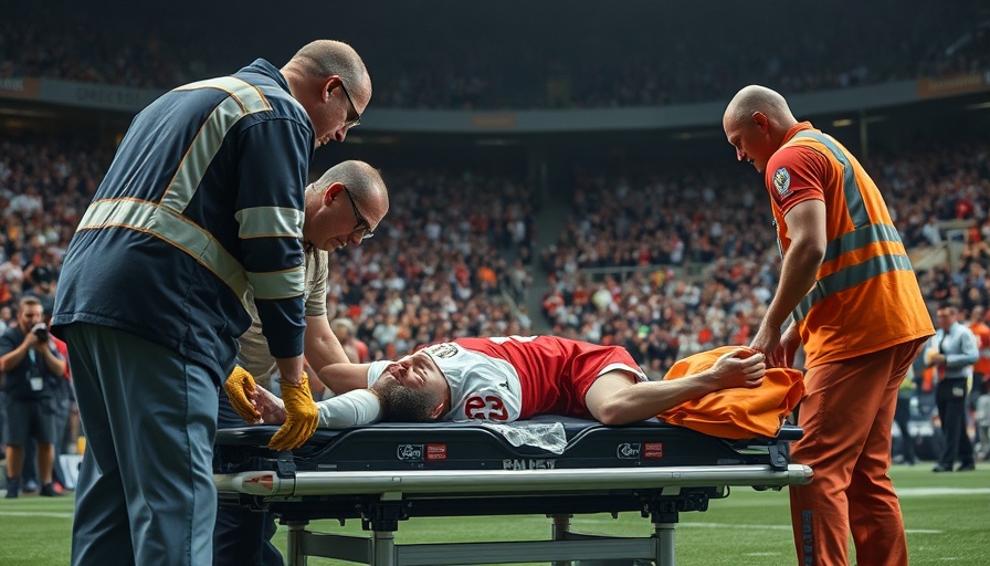 Athlete injury recovery scene during a game, Tyreek Hill injury recovery timetable.