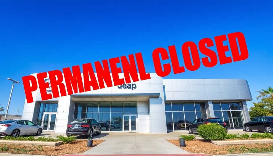 What To Do When Your Car Dealership Goes Out of Business sign.