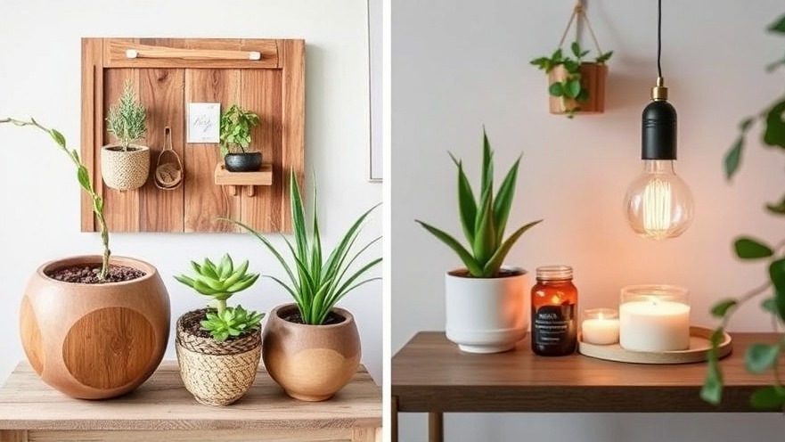 Eco-friendly DIY projects showcasing sustainable home improvement techniques.