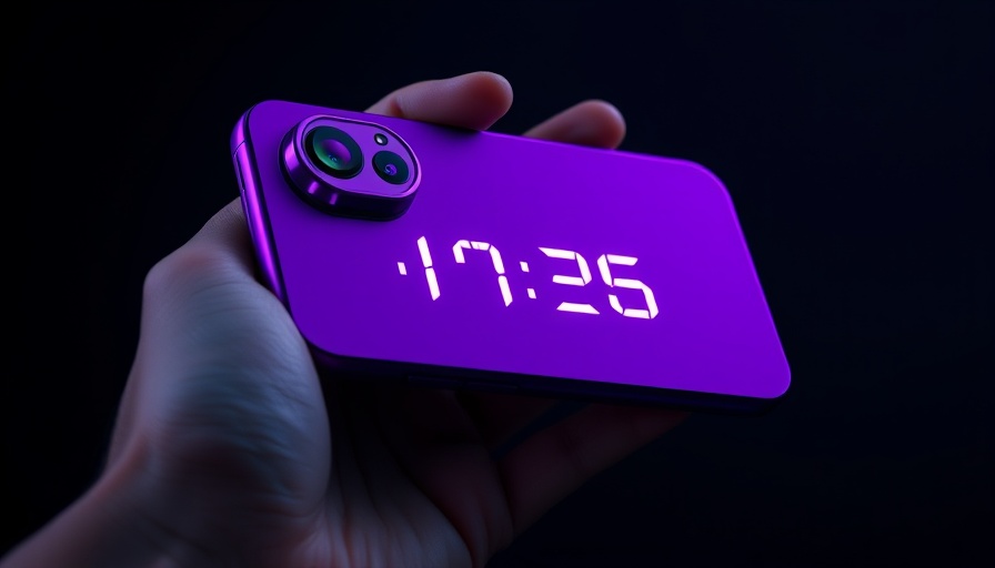 Futuristic smartphone design for upcoming smartphones 2026.