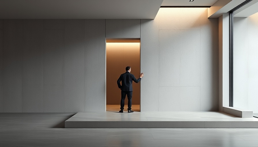 Contemporary home interior with hidden rooms being discovered.