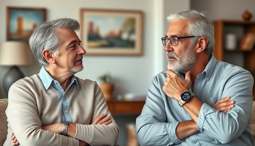 Mature couple sharing retirement advice in a thoughtful discussion.