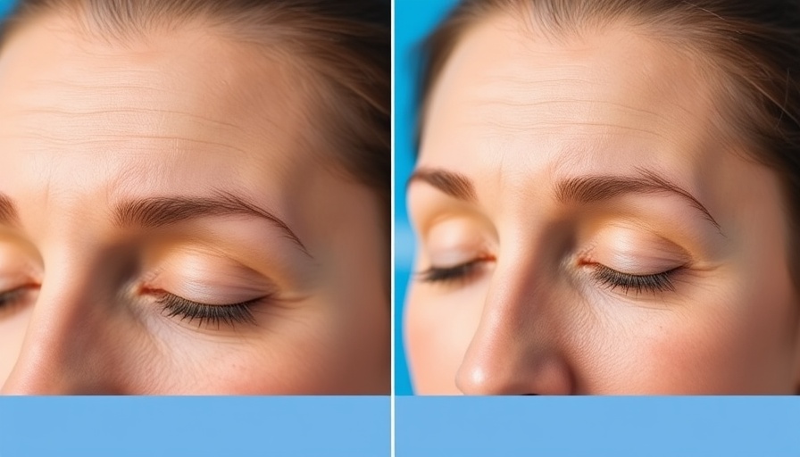 Comparison of Botox effects before and after on forehead, highlighting counterfeit Botox risks.