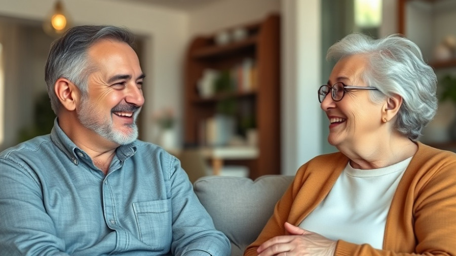 Couple discussing habits for retired life in cozy setting