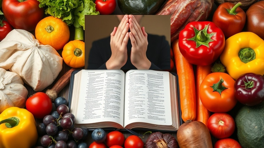 Bible-based diet for lasting wellness with fresh produce.