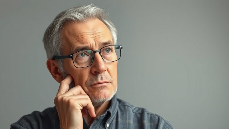 Retire at 59 with $730k and a Pension: man contemplating retirement.