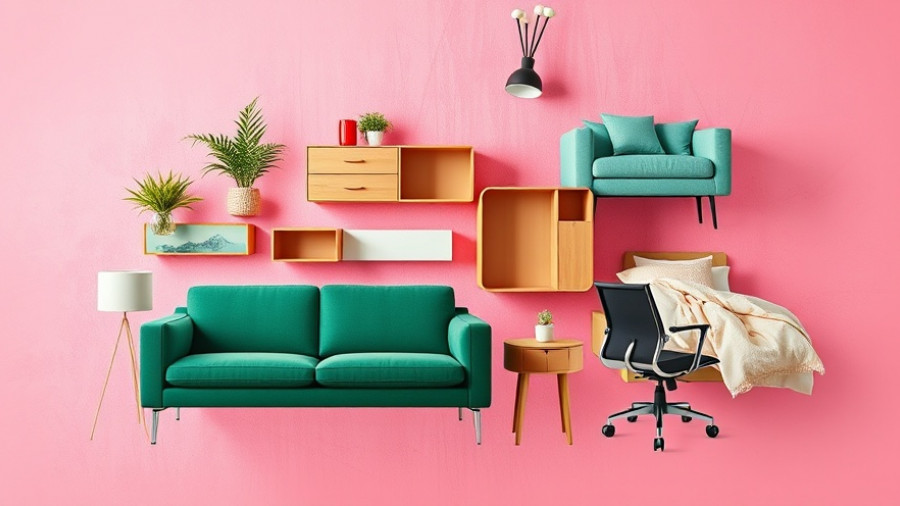 Stylish Black Friday furniture deals 2025 showcasing various pieces.