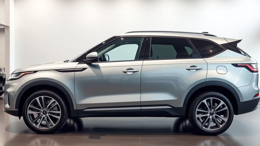 2025 Buick Envista Preferred in dealership, side profile.