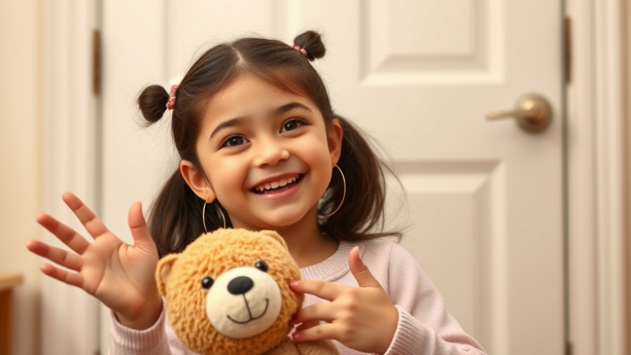 4-year-old girl fighting rare heart condition, smiling with toy.