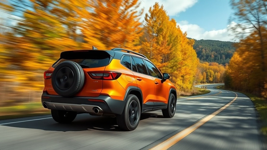 Honda Passport TrailSport with upgrades driving on autumn road