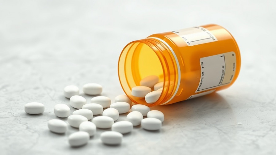 Prescription bottle with tablets signifying cholesterol drug recall atorvastatin