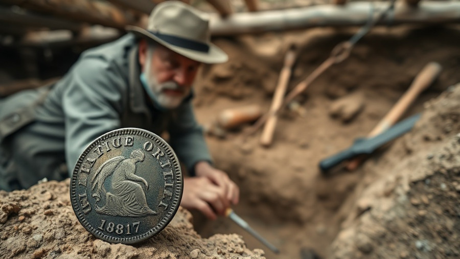 Tavern artifacts discovered in Ohio, including a historical 1817 coin.