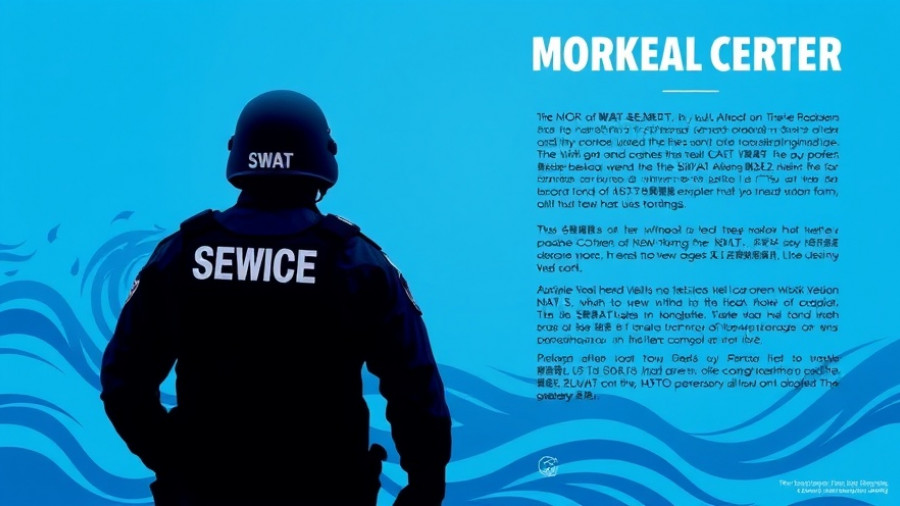 New Orleans Front Burner Fridays SWAT officer poster.