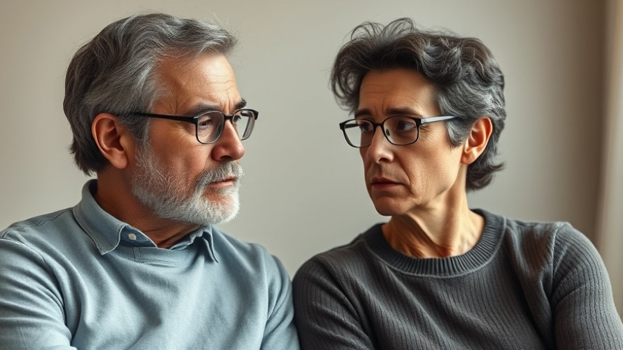 Retirement purpose and fulfillment discussion with thoughtful expression.