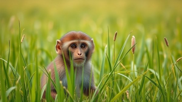 Monkey partially hidden in Mississippi field related to crash.