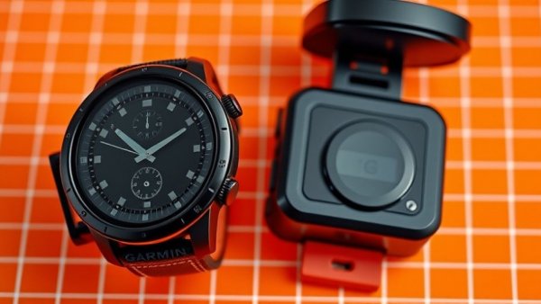 Garmin Black Friday Deals showcase with smartwatch, dash cam.