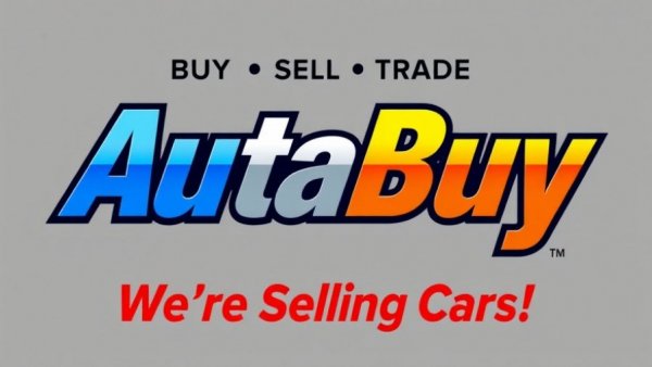 Logo featuring 'AutaBuy' and 'We're Selling Cars!' for used cars.