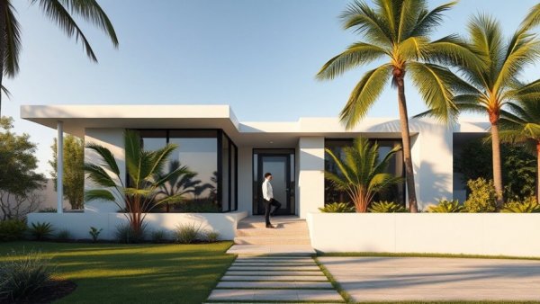 Modern prefab home design in Los Angeles with sleek architecture.