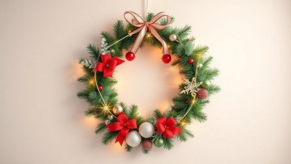 Festive display of Christmas decorations for Black Friday deals.