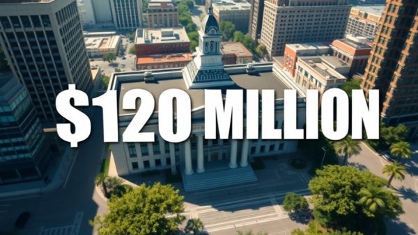 New Orleans City Hall highlighting financial mismanagement.